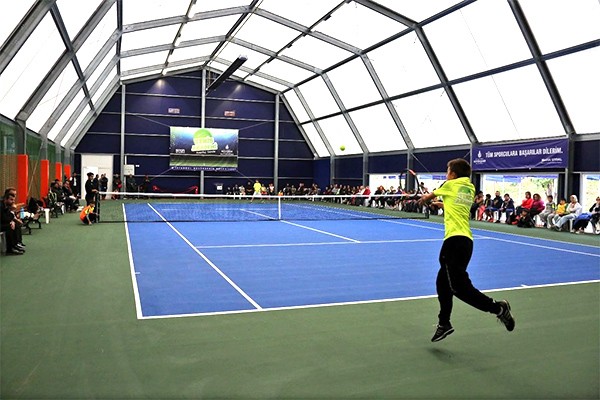Multi-Purpose Outdoor Athletic Badminton Table Tennis Basketball Court Sports Tent