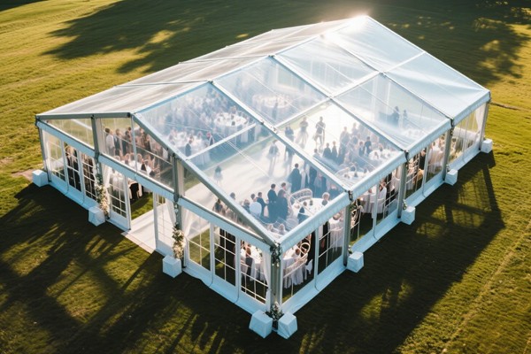 25X30m Aluminum Structure Clear Wedding Tent for 500 People