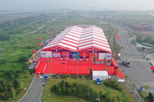 White PVC Fabric and Aluminum Alloy Office Meeting Event Exhibition Party Tent